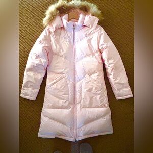 Light Pink Down-filled Women's Parka